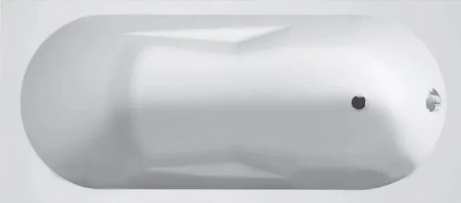 Акриловая ванна Riho Bathtubs Lazy B078001005 без опоры 170x75 см, левая, пристенная, eurowhite Sancos — официальный сайт