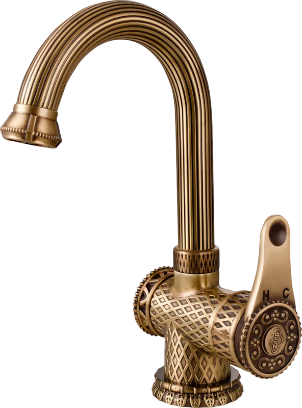 Смеситель для раковины Zorg Antic A 411U-BR Sancos — официальный сайт