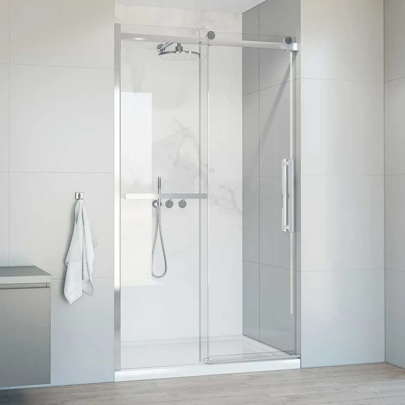 Душевая дверь в нишу Vincea Como Soft VDS-1CS110CL 110 см профиль хром Sancos — официальный сайт