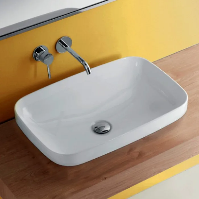 Раковина Kerasan Tribeca 514301 белая Sancos — официальный сайт