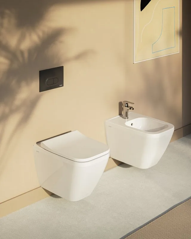 Биде подвесное VitrA Integra Square 7083B003-0288 Sancos — официальный сайт