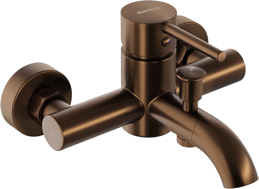 Смеситель для ванны с душем Damixa Scandinavian Pure 361000500, розовое золото Sancos — официальный сайт