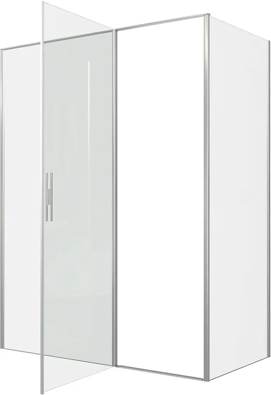 Душевой уголок Allen Brau Priority 160x90, профиль серебро браш, стекло прозрачное Sancos — официальный сайт