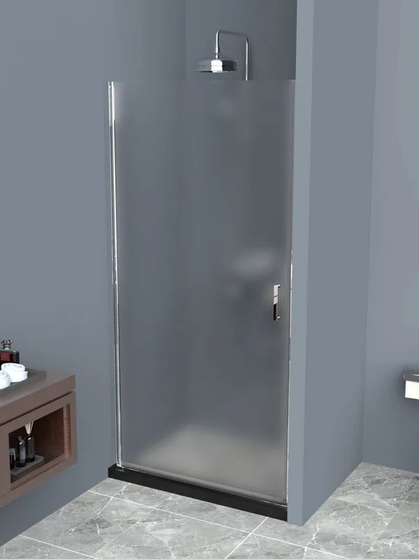 Душевая дверь в нишу BelBagno Uno B-1-90-P-Cr стекло текстурное Sancos — официальный сайт