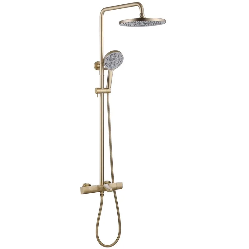 Душевая стойка Abber Thermostat AF8516GL, матовое золото Sancos — официальный сайт