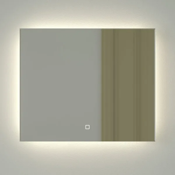 Зеркало Defesto Glow DF 2503SH 60х50 с LED-подсветкой, 4 500 K, сенсорный выключатель