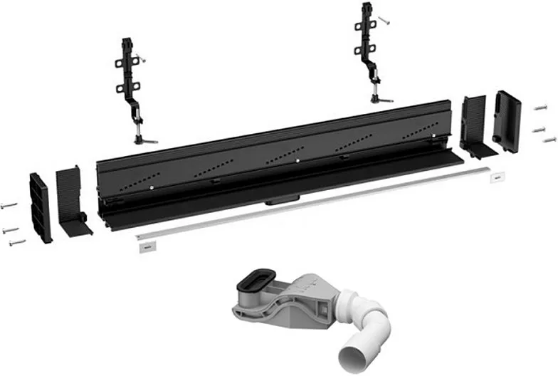 Душевой трап (лоток) Viega Advantix Vario 736736, 30 - 120 см с решеткой Sancos — официальный сайт