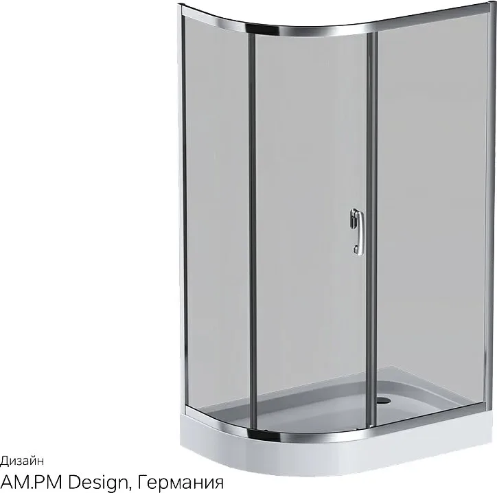 Душевой уголок AM.PM Like W83G-302U120CG 120, тонированное стекло Sancos — официальный сайт