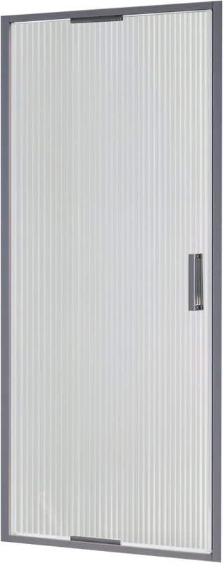 Душевая дверь в нишу RGW Stilvoll SV-05Gr 80 см, профиль матовый хром, стекло ribbed Sancos — официальный сайт