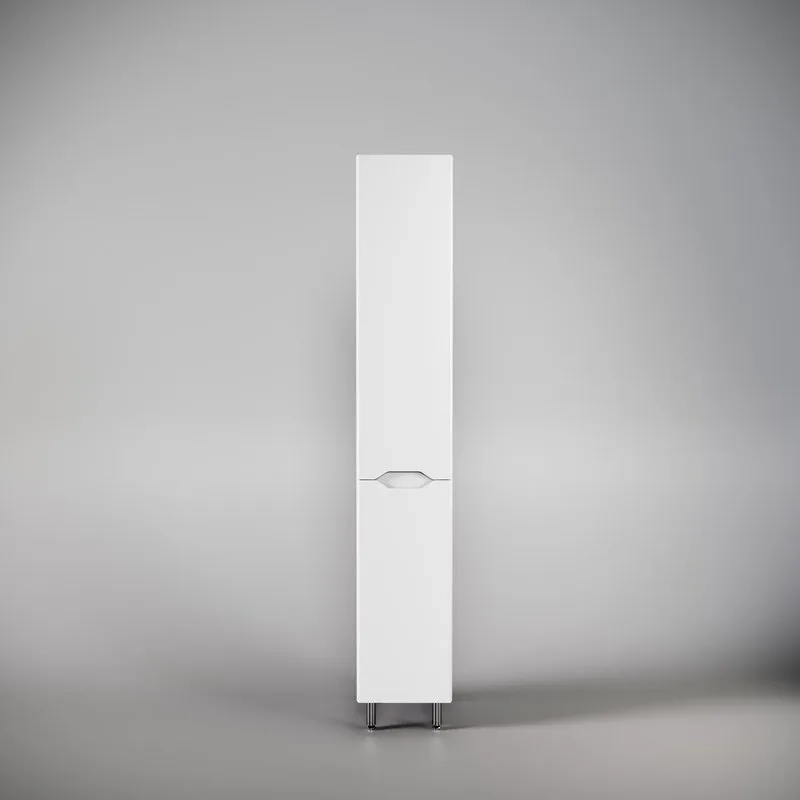 Шкаф-пенал для ванной Style Line Марелла 30 L, антискрейтч, белый матовый