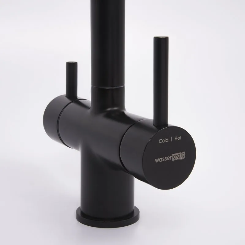 Смеситель для кухни Wasserkraft A8367 черный матовый Sancos — официальный сайт