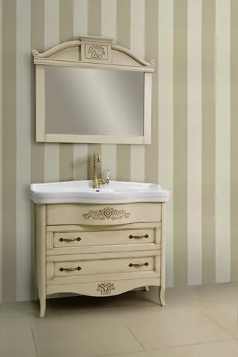 Зеркало BelBagno Primavera bianco antico Sancos — официальный сайт