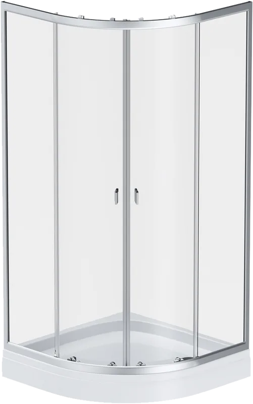 Душевой уголок AM.PM X-Joy Twin Slide W88E-205-090MT64 90x90, с поддоном, профиль матовый хром Sancos — официальный сайт