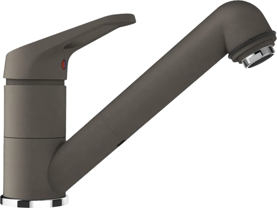 Смеситель для кухни Schock Cristalite Cosmo-D выдвижной излив, альпака Sancos — официальный сайт