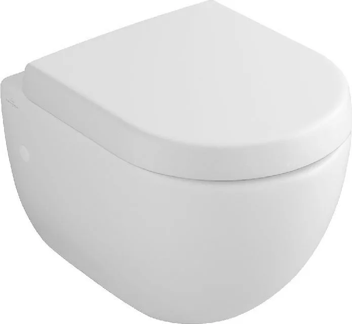 Крышка-сиденье Villeroy & Boch Subway 9M66 S101 с микролифтом, петли хром Sancos — официальный сайт