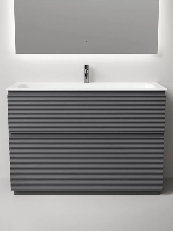 Тумба под раковину Sancos Folk Floor 120 напольная Grey soft (темно-серый), FL120FGS Sancos — официальный сайт