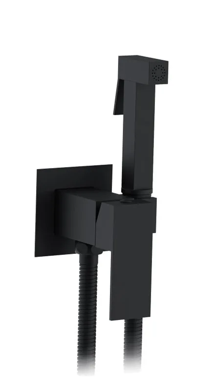 Гигиенический душ AltroBagno BM AltroBagnoBM060122MB со смесителем, С ВНУТРЕННЕЙ ЧАСТЬЮ, матовый чер Sancos — официальный сайт