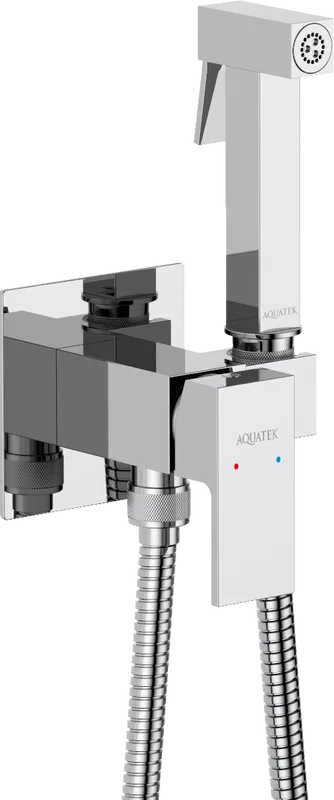 Гигиенический душ AQUATEK Либра AQ1022CR со смесителем, С ВНУТРЕННЕЙ ЧАСТЬЮ, хром Sancos — официальный сайт