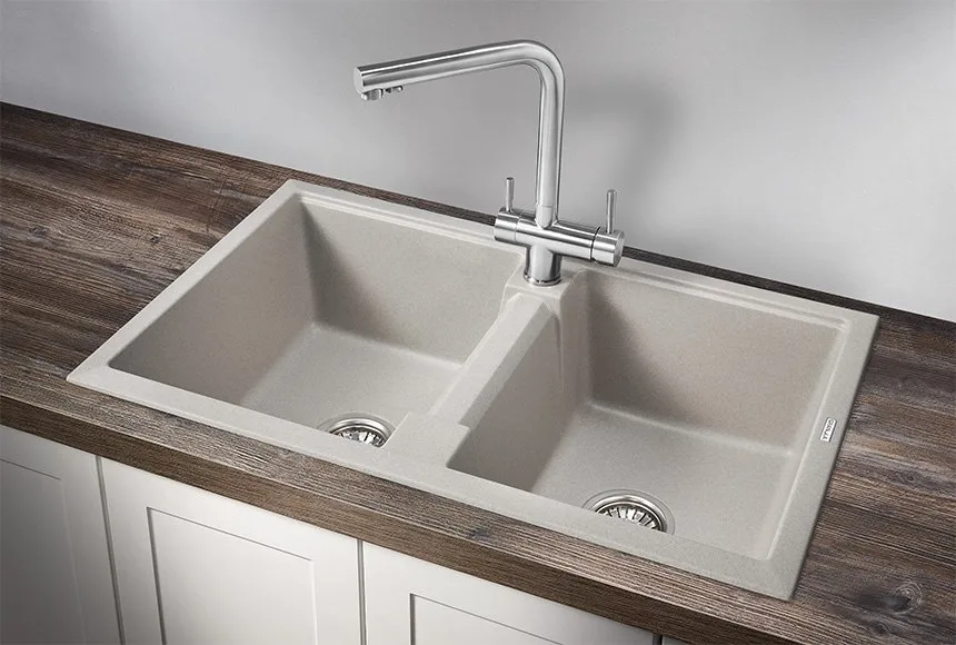 Мойка кухонная Granula 8101, базальт Sancos — официальный сайт