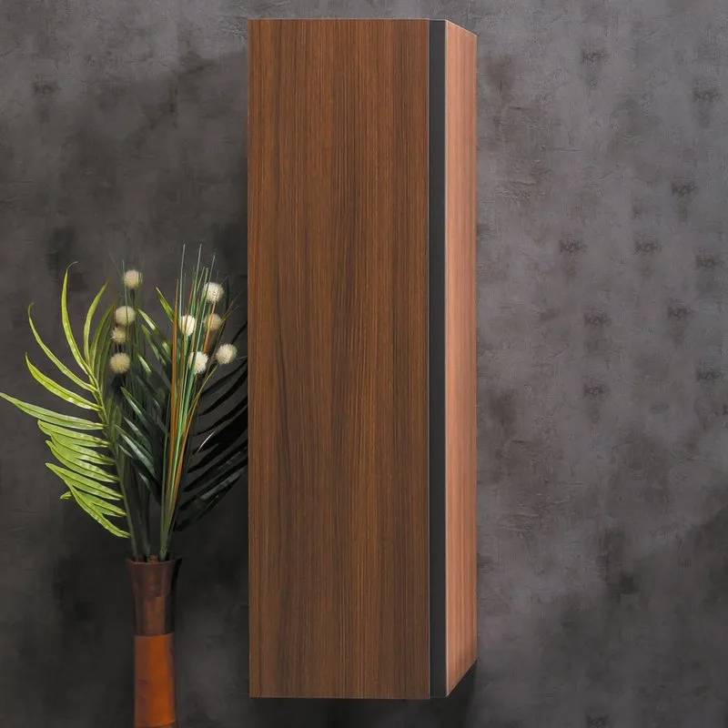 Шкаф-пенал для ванной Armadi Art Capolda dark wood Sancos — официальный сайт
