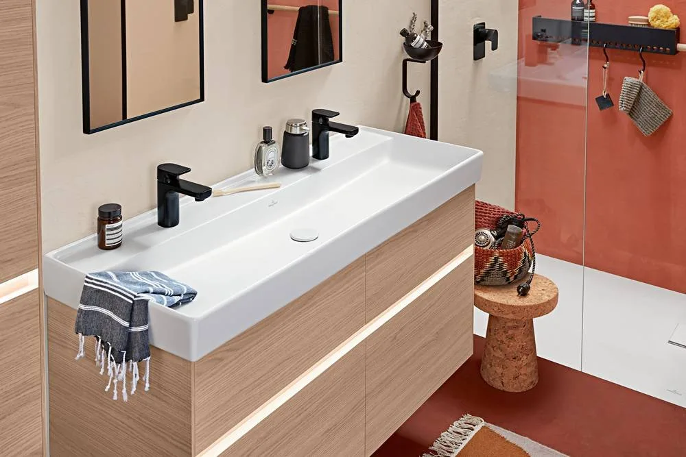Донный клапан для раковины Villeroy & Boch 680800RW, stone white ceramic plus Sancos — официальный сайт