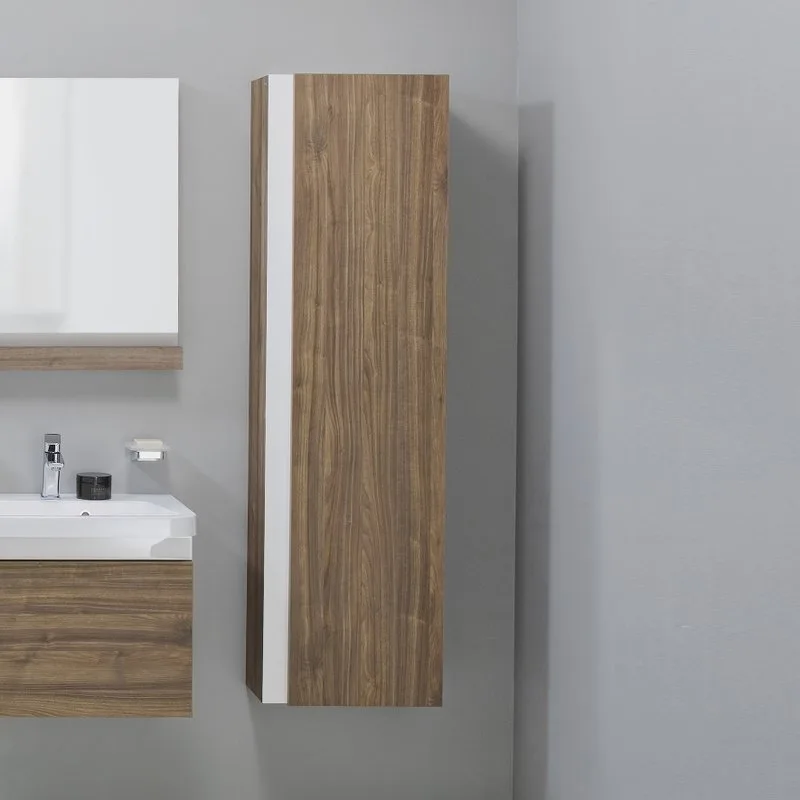 Шкаф-пенал для ванной Ravak 10° SB 10° темный орех Sancos — официальный сайт