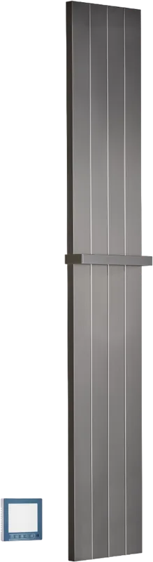 Полотенцесушитель электрический Boheme Flat 725-GM 150х25, антрацит Sancos — официальный сайт