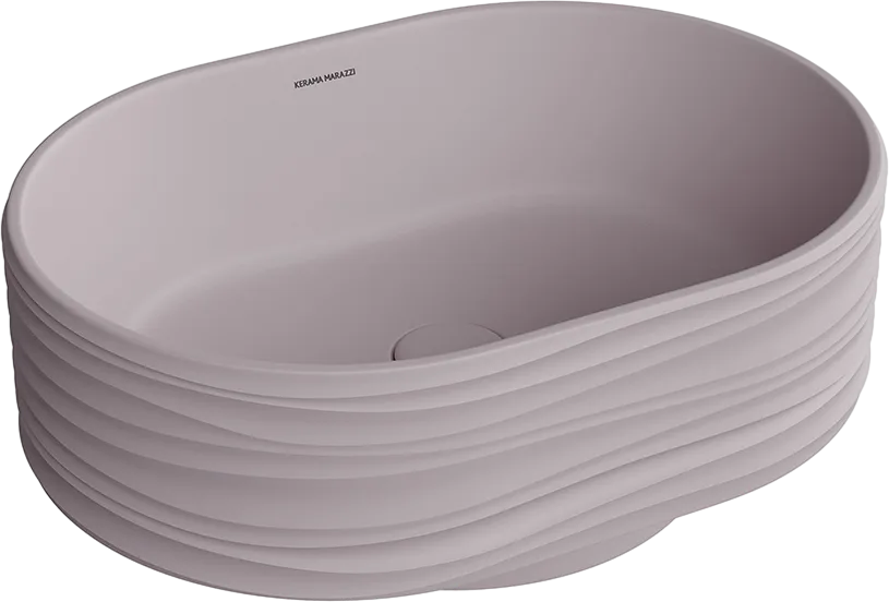 Накладная раковина KERAMA MARAZZI Sabbia 50 мальва матовая Sancos — официальный сайт