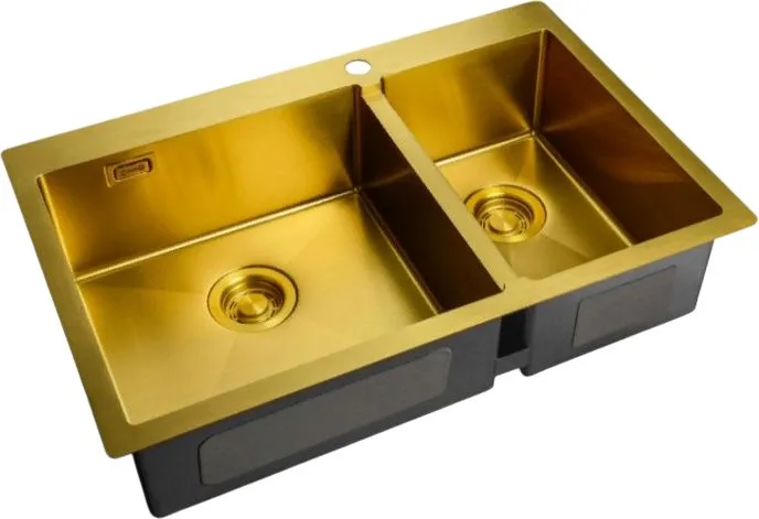 Мойка кухонная Zorg Light ZL R 780-2-510-L BRONZE Sancos — официальный сайт