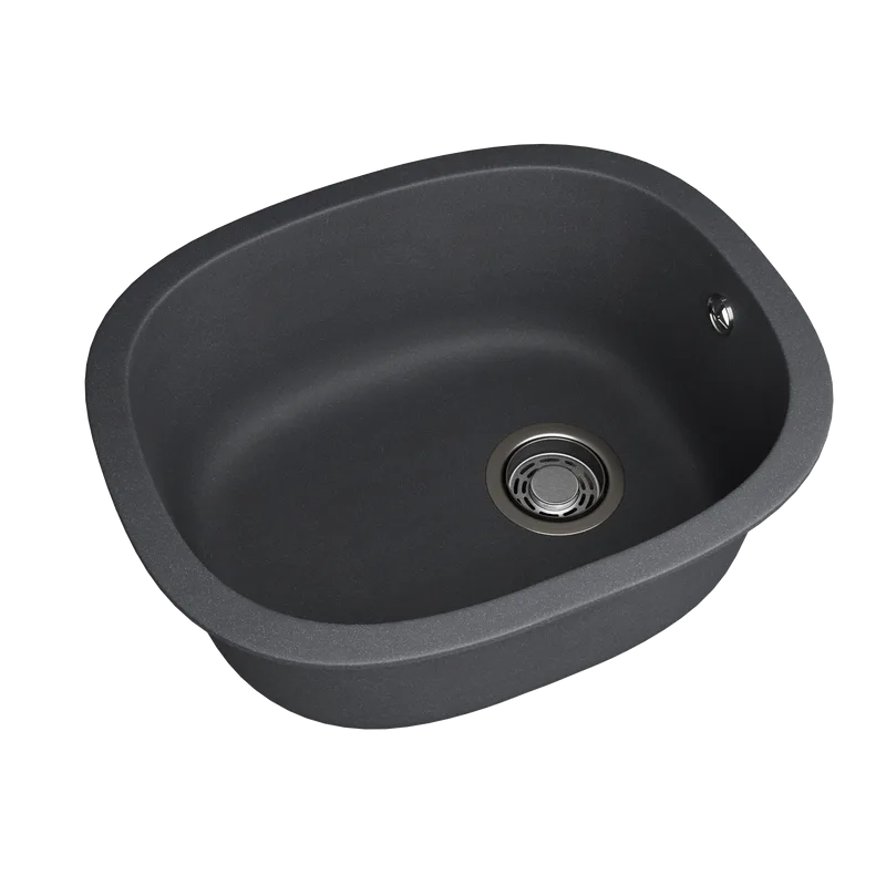 Мойка кухонная Emar Quartz EMQ-1560.P, оникс Sancos — официальный сайт