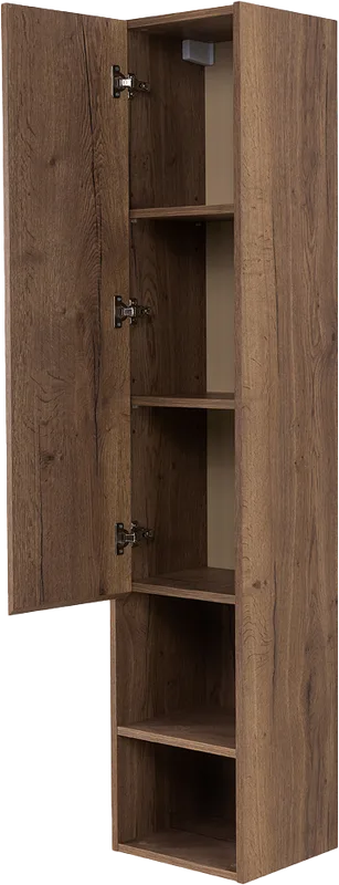 Шкаф-пенал для ванной BelBagno Kraft L rovere tabacco, 1 дверь Sancos — официальный сайт