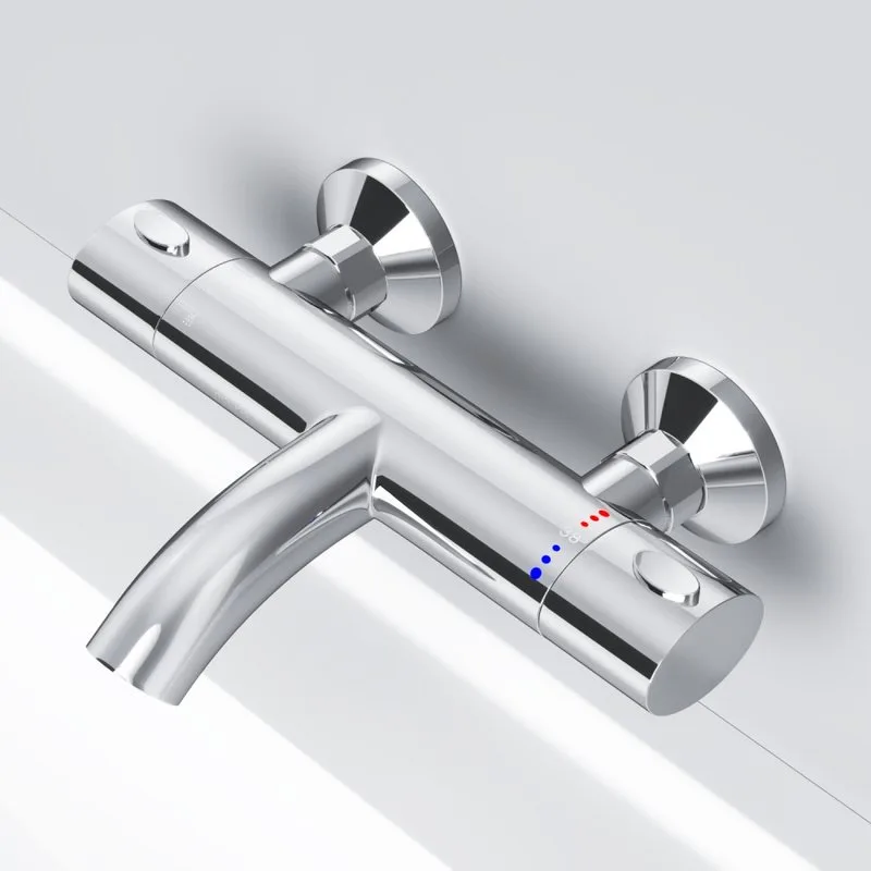 Термостатический смеситель AM.PM Sense 5 F7550064, для ванны и душа Sancos — официальный сайт