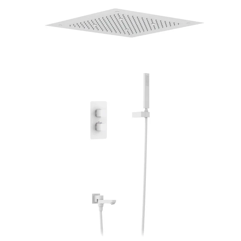 Душевой комплект Timo Petruma SX-5019/16SM, С ВНУТРЕННЕЙ ЧАСТЬЮ, белый матовый Sancos — официальный сайт