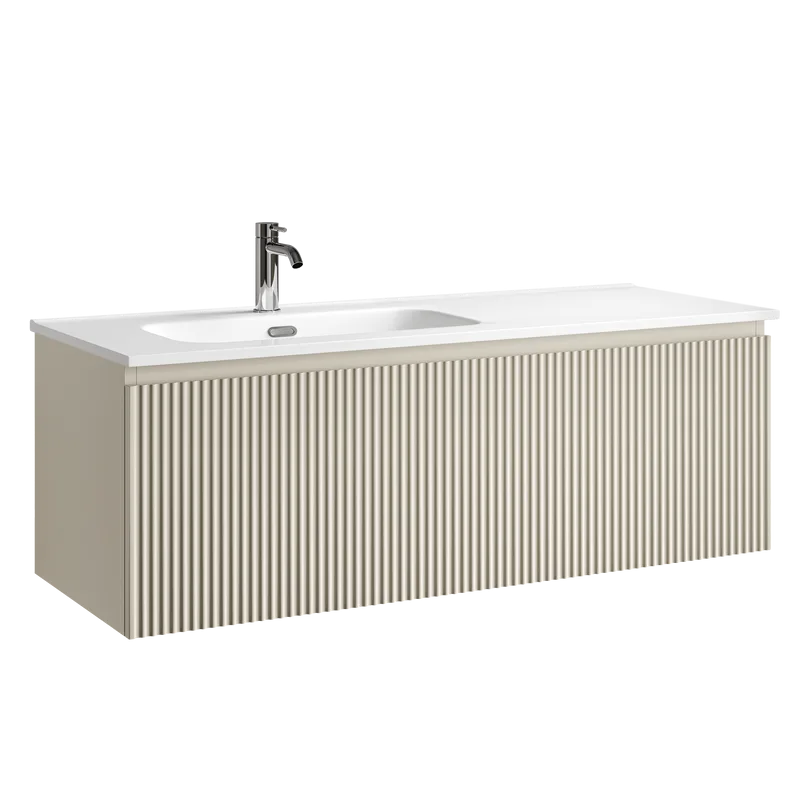 Тумба под раковину Sancos Snob R 1.0 120 подвесная Beige soft (капучино), SNR1.0120LCE Sancos — официальный сайт