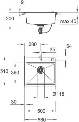 Мойка кухонная Grohe K700 31651AT0 Sancos — официальный сайт