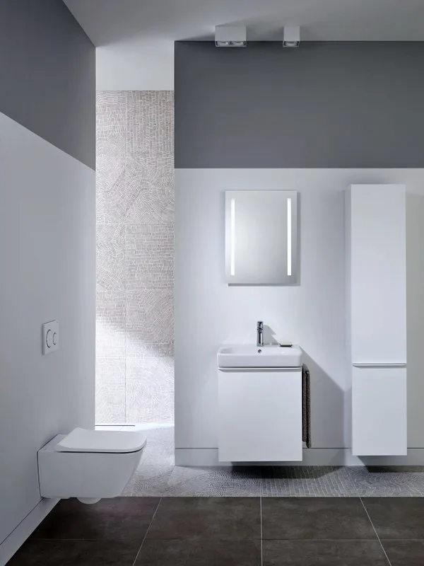 Унитаз подвесной Geberit Smyle Square 500.683.01.1 Sancos — официальный сайт