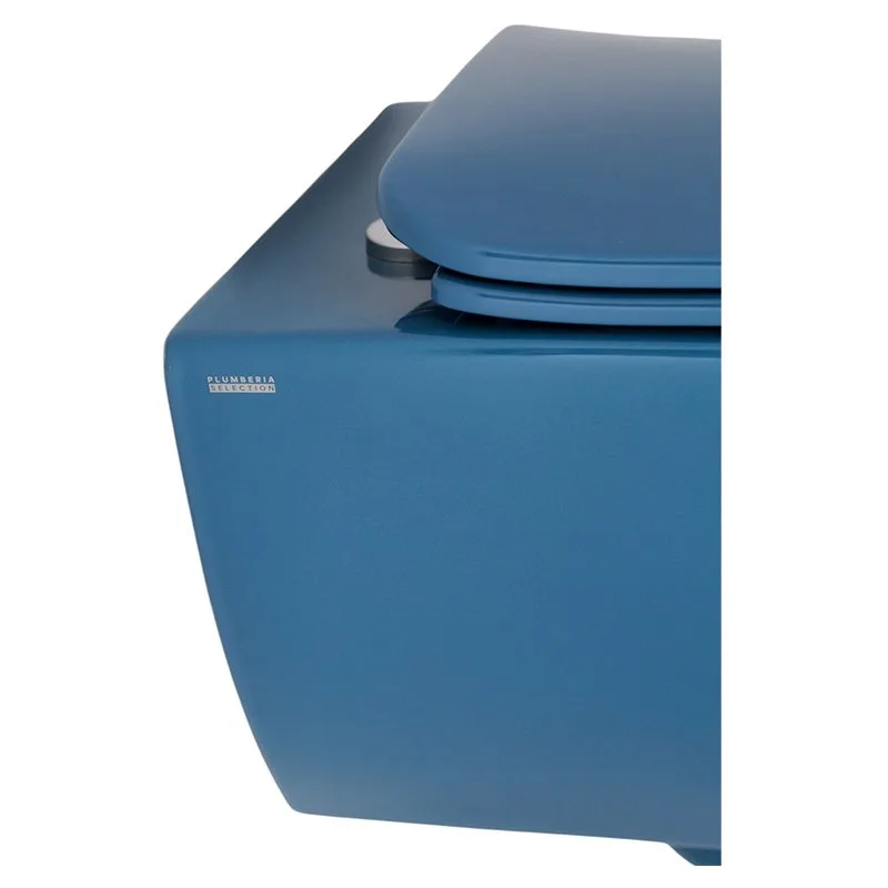 Унитаз подвесной Plumberia Selection Ixo ceramica KIT XO5000BD Slim безободковый, с микролифтом, гля Sancos — официальный сайт
