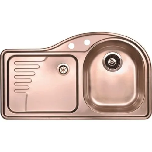 Мойка FUTUR 40 R MONARCH COPPER 845x510, в комп.с сифоном 1130555, Sancos — официальный сайт