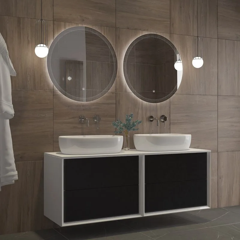 Зеркало круглое Cezares Eco 60 с подсветкой Sancos — официальный сайт