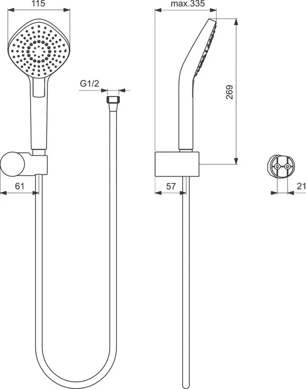 Комплект для ванной Ideal Standard Esla BD002XC С ВНУТРЕННЕЙ ЧАСТЬЮ Sancos — официальный сайт