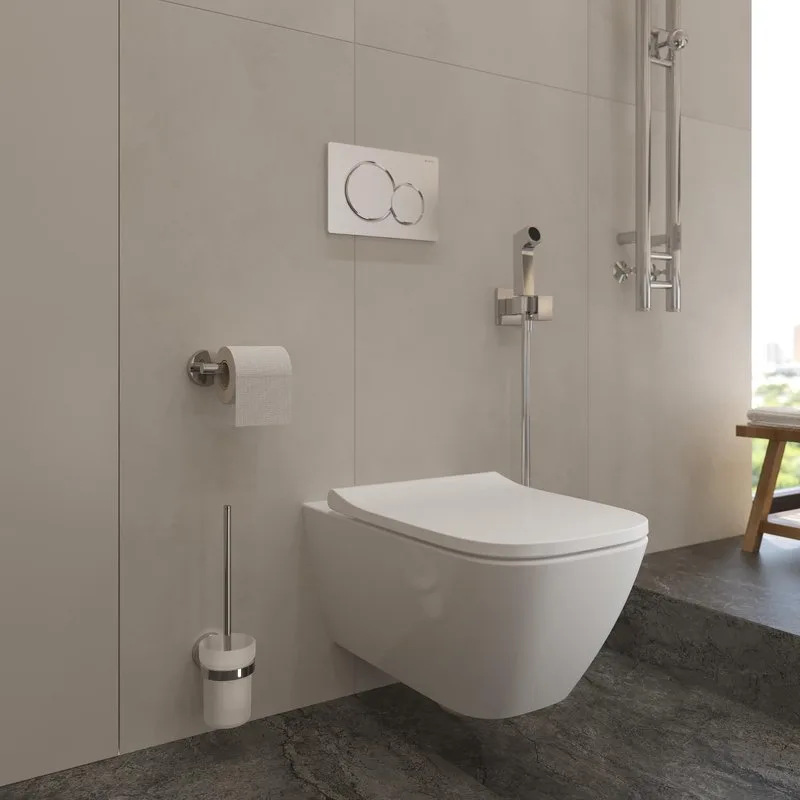 Унитаз подвесной Geberit Smyle Square 500.683.01.1 Sancos — официальный сайт