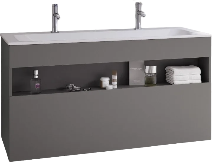 Тумба под раковину без столешницы Keuco Stageline 32882 120 см, инокс матовый Sancos — официальный сайт
