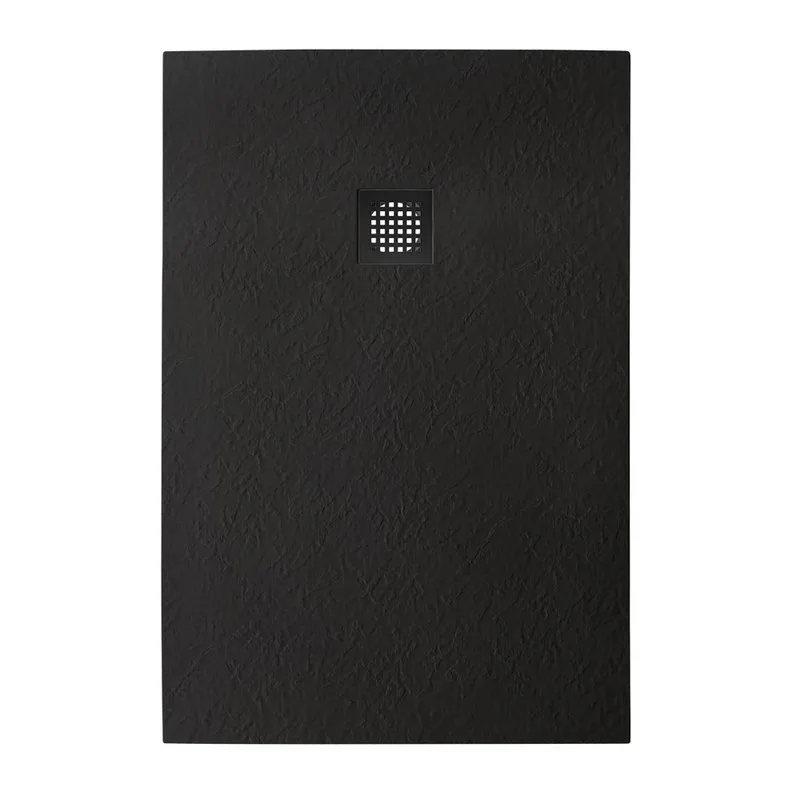 Поддон для душа BelBagno Uno TRAY-MR-UNO-AH-120/80-35-NERO-NO 120х80, черный матовый, с сифоном Sancos — официальный сайт