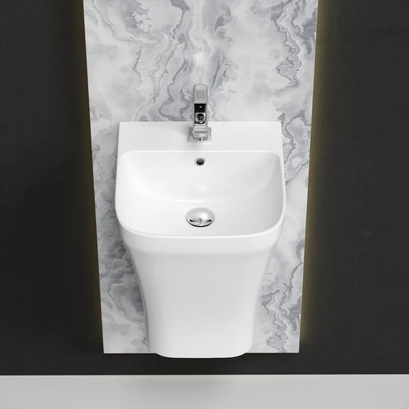 Раковина Ceramicanova Dion CN6067 белая глянцевая Sancos — официальный сайт