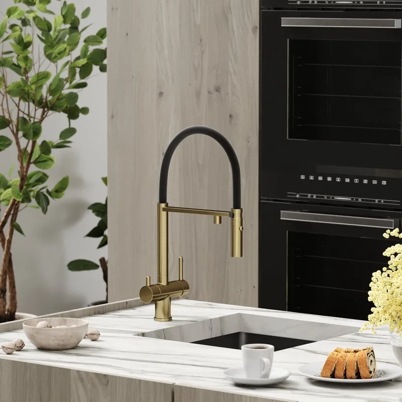 Смеситель для кухни Sancos Imola SC4010BGbh под фильтр, брашированное золото Sancos — официальный сайт