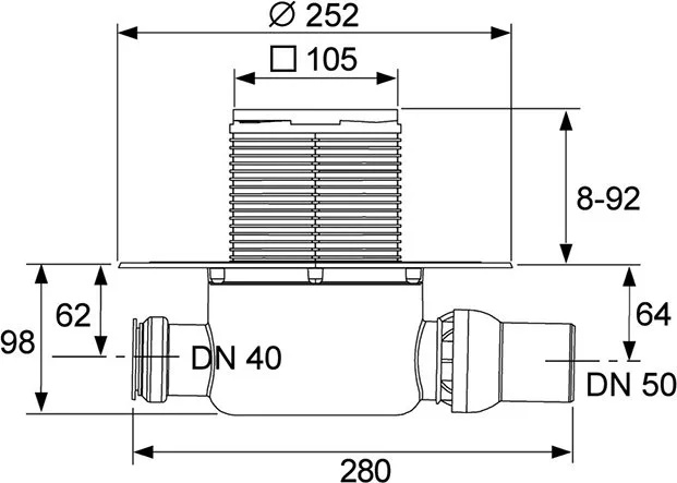 Душевой трап TECE Drainpoint S TECEdrainpoint S 120 3601200 Sancos — официальный сайт