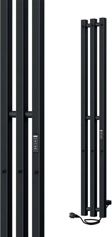 Полотенцесушитель электрический Indigo Style 3 PRO LSPRE120-13BRRt 120х13, черный муар Sancos — официальный сайт