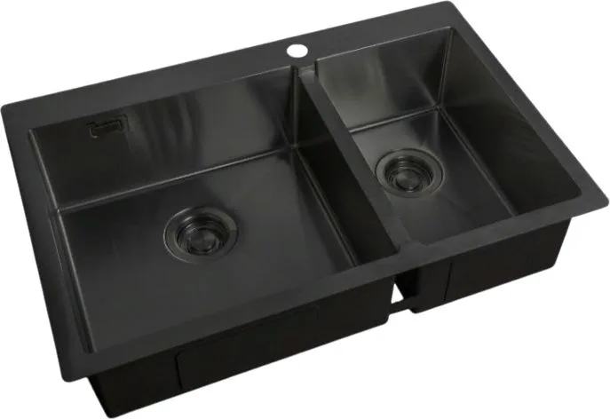 Мойка кухонная Zorg Light ZL R 780-2-510-L GRAFIT Sancos — официальный сайт