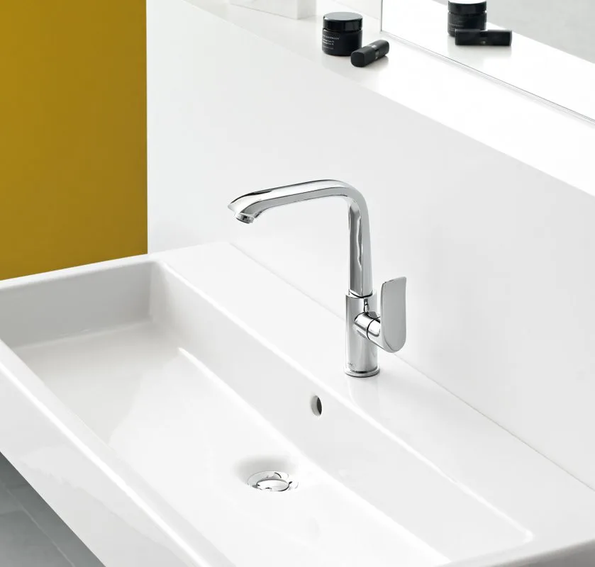 Смеситель для раковины Hansgrohe Metris 31087000 Sancos — официальный сайт
