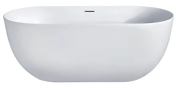 Акриловая ванна Hatria Y7AX25 170x78 см, отдельностоящая, белая матовая, со сливом-переливом Sancos — официальный сайт